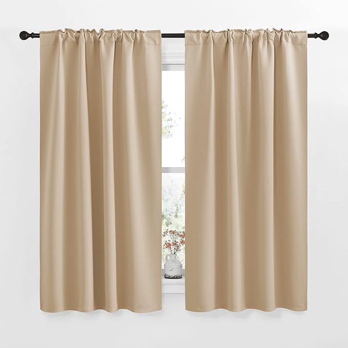 NICETOWN Window Treatment Curtains Room Darkening Drapes - Image 2