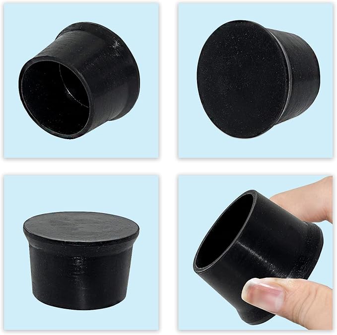 Flyshop 2", 50 mm, Patio Round Chair Leg Caps, Furniture Table Feet Covers - Image 5