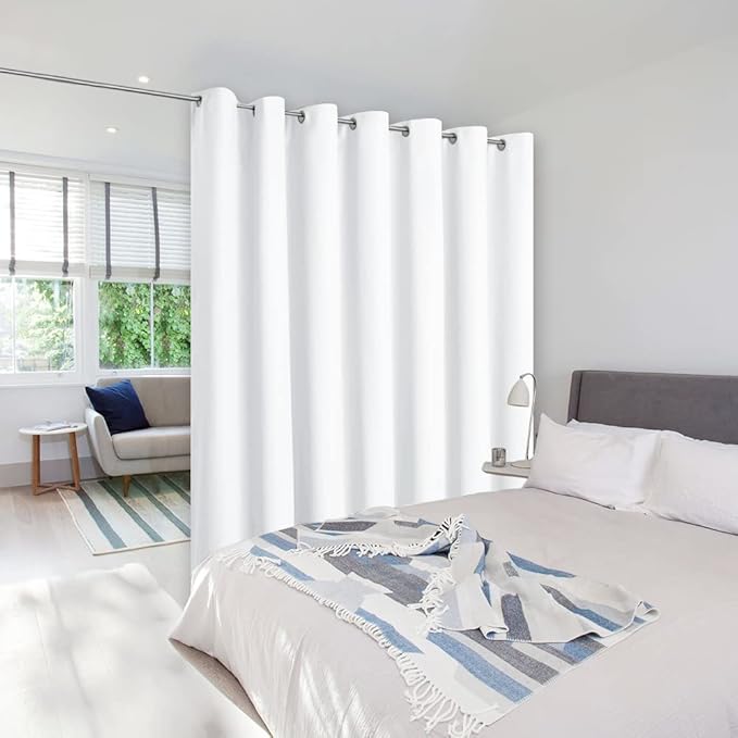 NICETOWN Privacy Room Divider Curtain Screen Partitions, Closet Door Curtain by NICETOWN