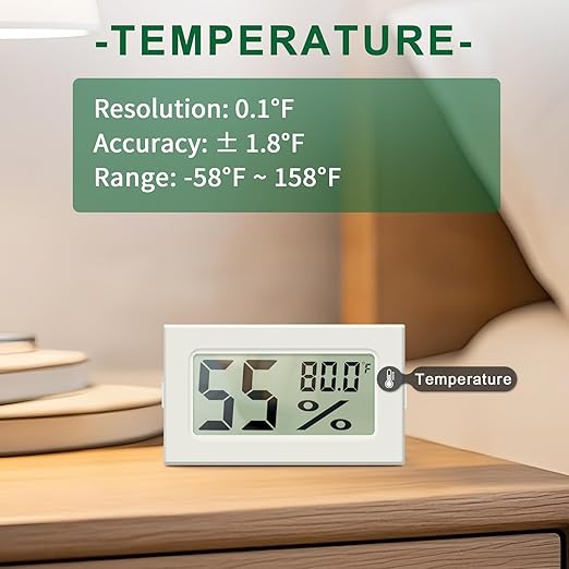 Atogou Mini Hygrometer Indoor Humidity Meter, Digital Humidity Gauge Indoor - Image 4