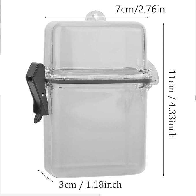 Keenso Diving Seal Box, 3 Colors Plastic Dry Box Transparent Waterproof Sealing - Image 8