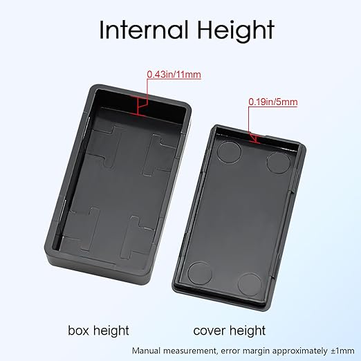 Project Box 8 Pieces Electrical Box Small Junction Box ABS Plastic Enclosure - Image 5