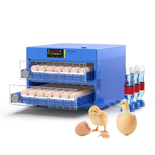 Eggs Incubator for Hatching Eggs, Automatic Egg Turning and Humidity Control by HUYYA