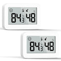 DOOMAY 2-Pack Mini Hygrometer Indoor Thermometer, Humidity Gauge by DOOMAY