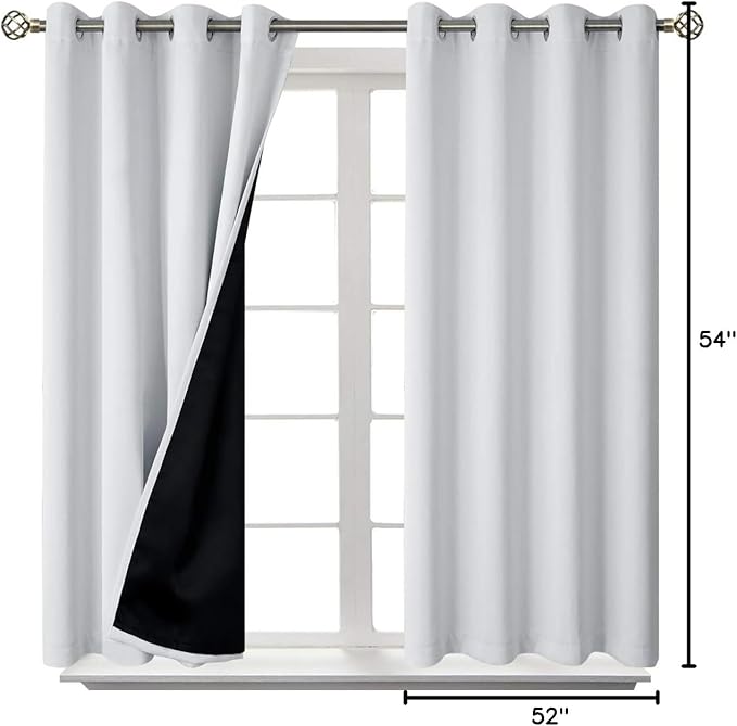 BGment Short Blackout Curtains 54 Inch Length - Image 9