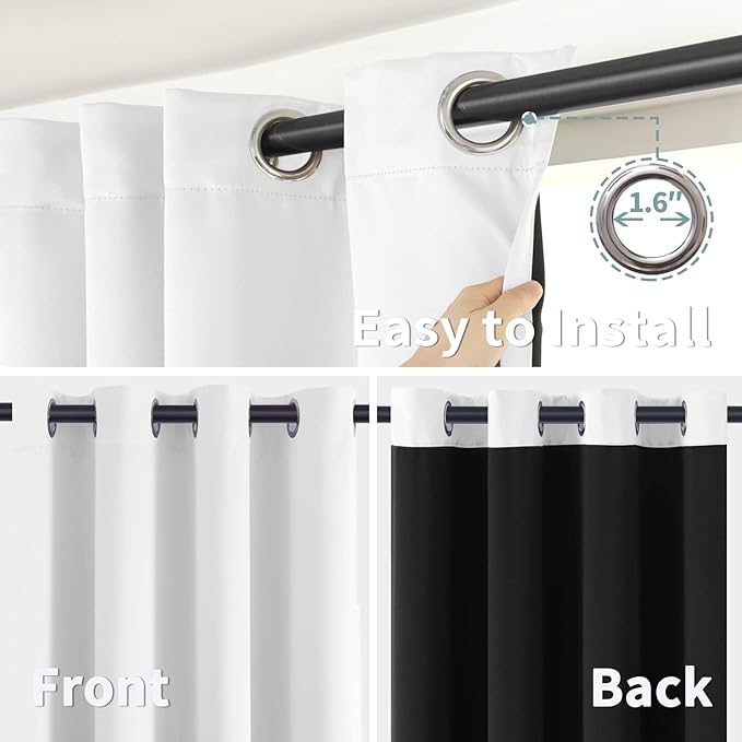 BGment Thermal Insulated 100% Blackout Curtains - Image 6