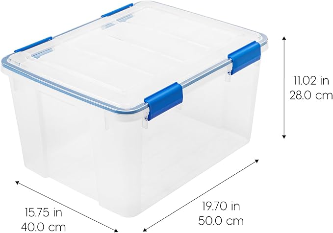 IRIS USA WeatherPro 44 Qt Storage Bins - Image 2