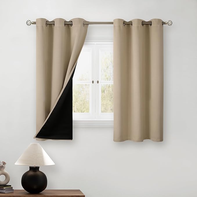BGment Short 100% Blackout Curtains by BGment