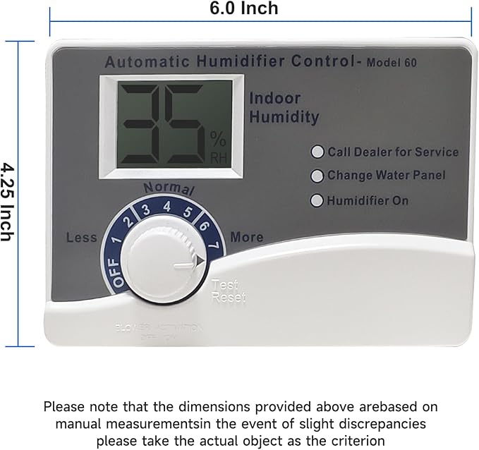 60 Whole House Humidifier Control Humidistat - Image 3