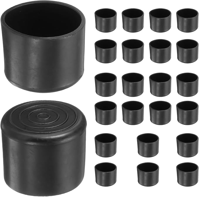 uxcell 24pcs Round Chair Leg Caps 35mm/1.4" PVC Chair Leg Floor Protectors by uxcell