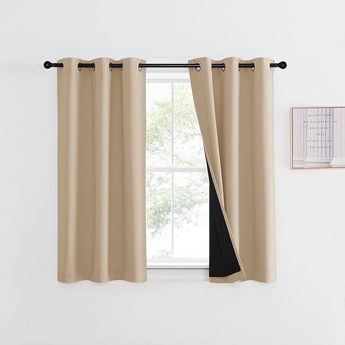 NICETOWN Bedroom Full Blackout Curtain Panel by NICETOWN