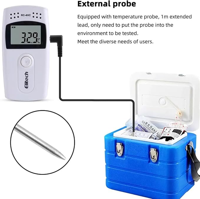 RC-4HC Digital USB Temperature Humidity Data Logger High Precision Temperature - Image 4