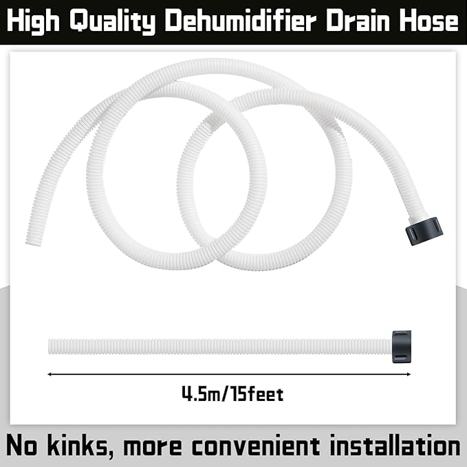Dehumidifier Drain Hose 3/4 Inches FHT Connection - Image 2