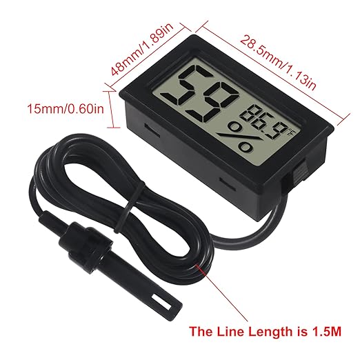 2 Pack Mini Digital Thermometer Hygrometer - Image 4