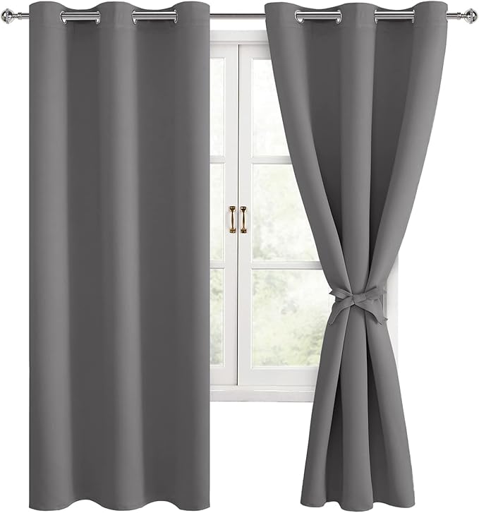 Hiasan Blackout Curtains for Bedroom, 38 x 63 Inches Length by Hiasan