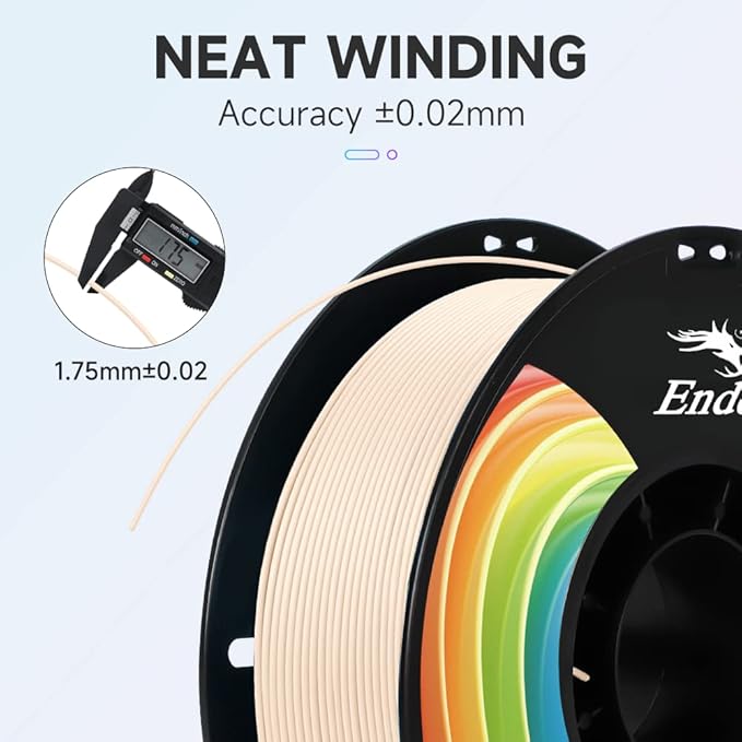 Creality 3D Printer Filament, PLA Plus Filament 1.75mm Beige, PLA Pro Toughness - Image 2