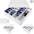 Trading Card Storage Box, 4 Row 3200 Count Collector Cards Box by XRACV
