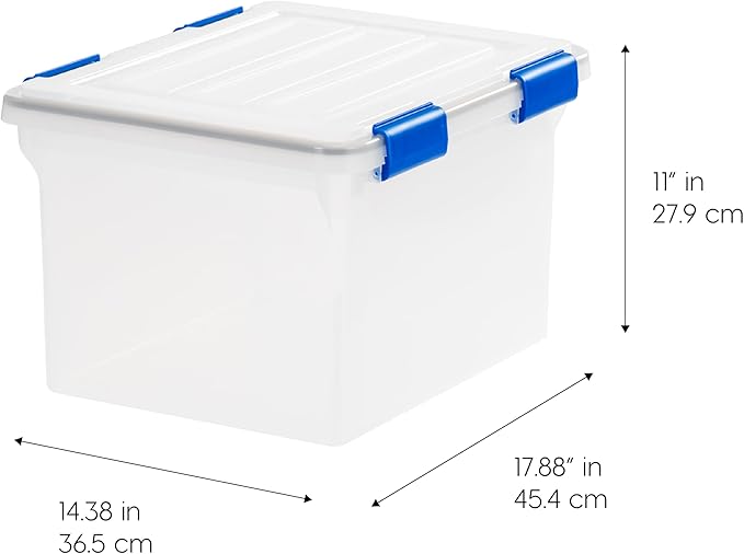 IRIS USA File Box, WeatherPro File Organizer - Image 2