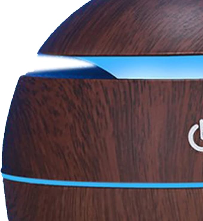 Wood Grain Humidifier, Portable Mini Humidifier Compact Portable 5V 2W USB - Image 7