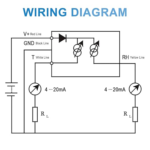 Tzone Temperature and Humidity Sensor 4-20 mA Temp Humidity Transmitter - Image 7