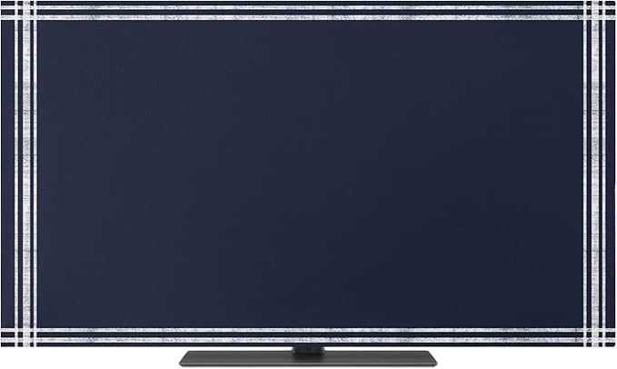 Pure Color Deep Blue Theme Indoor TV Cover, Elastic TV Screen Protector - Image 2