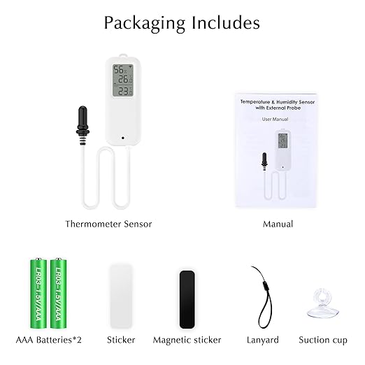 Aquarium Thermometer, Smart Fish Tank Thermometer App Monitor, Free Data Export - Image 8