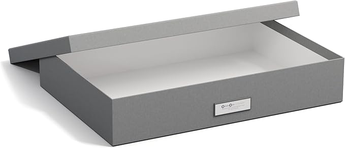Bigso Sverker Fiberboard Legal and Art Storage Box | Scrapbook Storage Box - Image 2