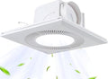 Bathroom Exhaust Fan With Light, DC Energy-Saving Ventilation Fan, Ceiling by Aydomer