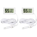 2Pcs Mini Digital Thermometer Hygrometer by AITIAO