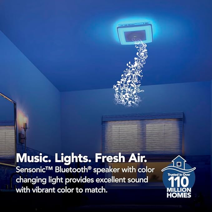 Broan-NuTone ChromaComfort Bathroom Exhaust Fan - Image 4