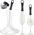 Boao 3 Pcs Decanter Cleaning Brush Wine Glass Decanter Flexible Bottle Brush Set by Boao