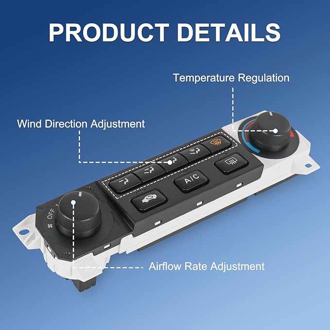 A/C Heater Climate Control Module Compatible - Image 4