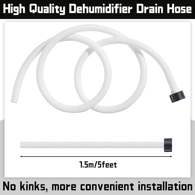 Dehumidifier Drain Hose 3/4 Inches FHT Connection - Image 2