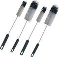 Coralpearl Bottle Brushes Thin Long Handle X 4, Utility Skinny Wire Cleaner Set by Coralpearl