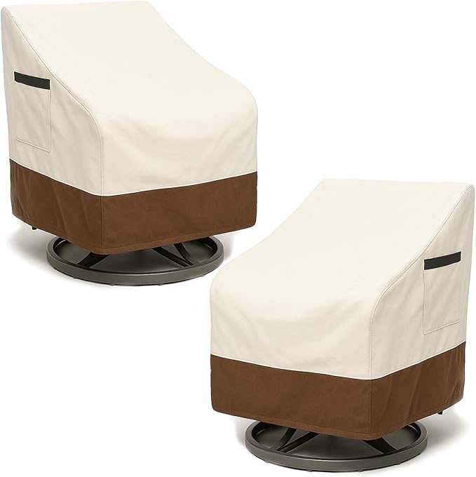 Outdoor Patio Chair Covers Waterproof, 28W x 33D x 38.5H inches Weather by CVFERQE