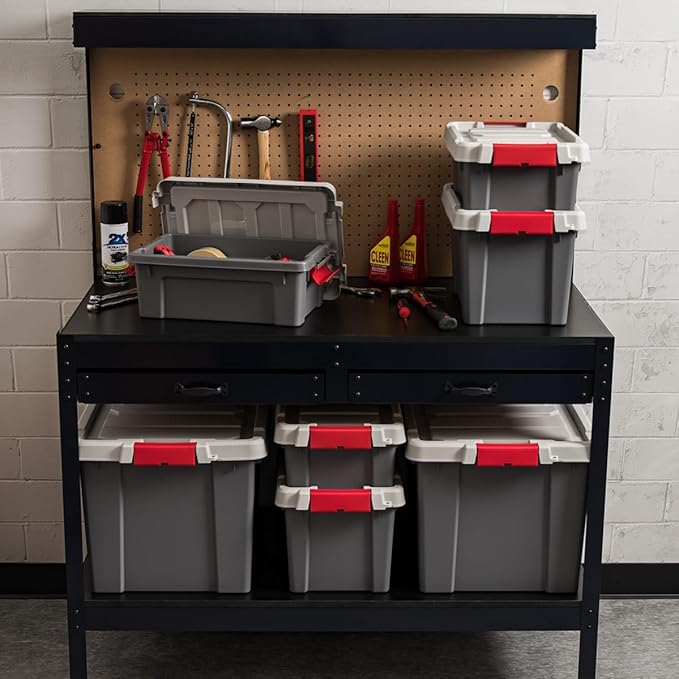 IRIS USA 5 Gallon Lockable Storage Totes - Image 2