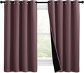 NICETOWN Warm Curtains for Winter, Bedroom Full Blackout Curtain Panels by NICETOWN