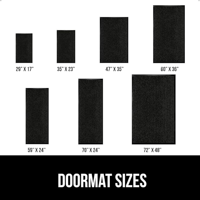 GORILLA GRIP Waterproof Traffic Guard Door Mat, 2 Pack Heavy Duty Entryway Mats - Image 6