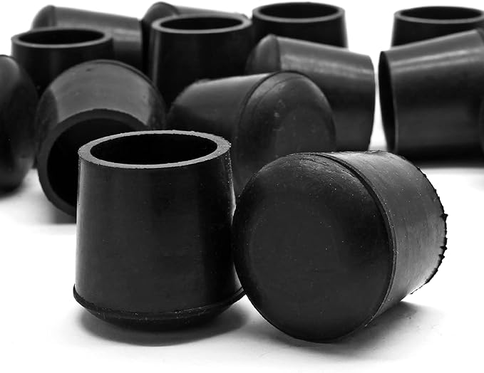 Piutouyar Round PVC Rubber Furniture Covers, 25mm / 1 Inches Table Chair Leg - Image 2