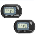 AQUANEAT 2 Packs Reptile Thermometer Hygrometer Digital Display Temperature and by Aquaneat