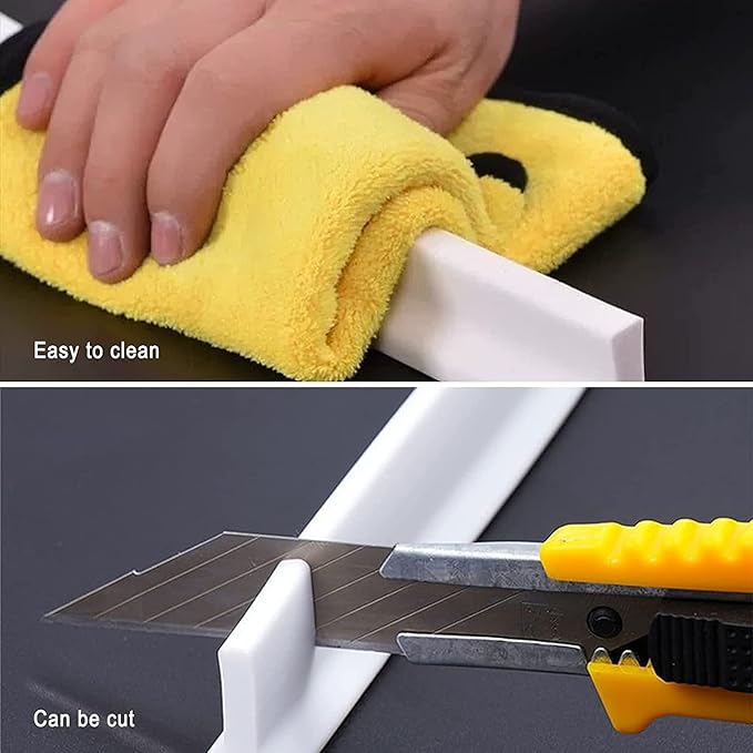 Collapsible Shower Water Guard Water Splash Guard Water Dam Barrier Shower - Image 5
