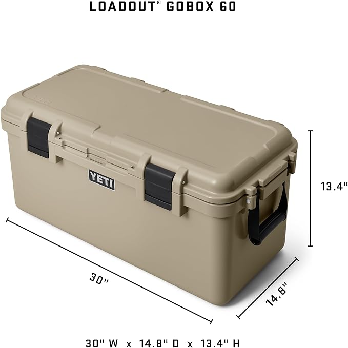 YETI LoadOut 60 GoBox Divided Waterproof Cargo Case, Dry Box, Camera Case - Image 9