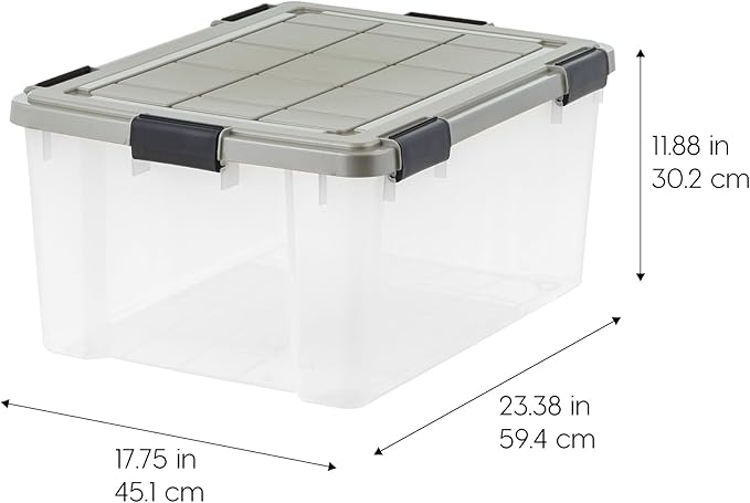 IRIS USA 60 Qt Storage Bins - Image 2