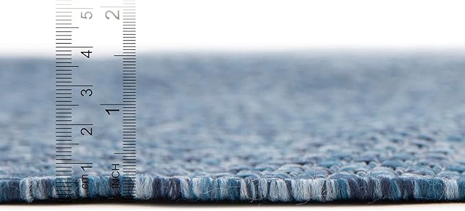 Unique Loom Collection Casual Transitional Solid Heathered Indoor/Outdoor - Image 7