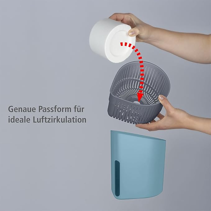 WENKO Portable Dehumidifier Drop Design, Compact and Rechargeable Dehumidifier - Image 4
