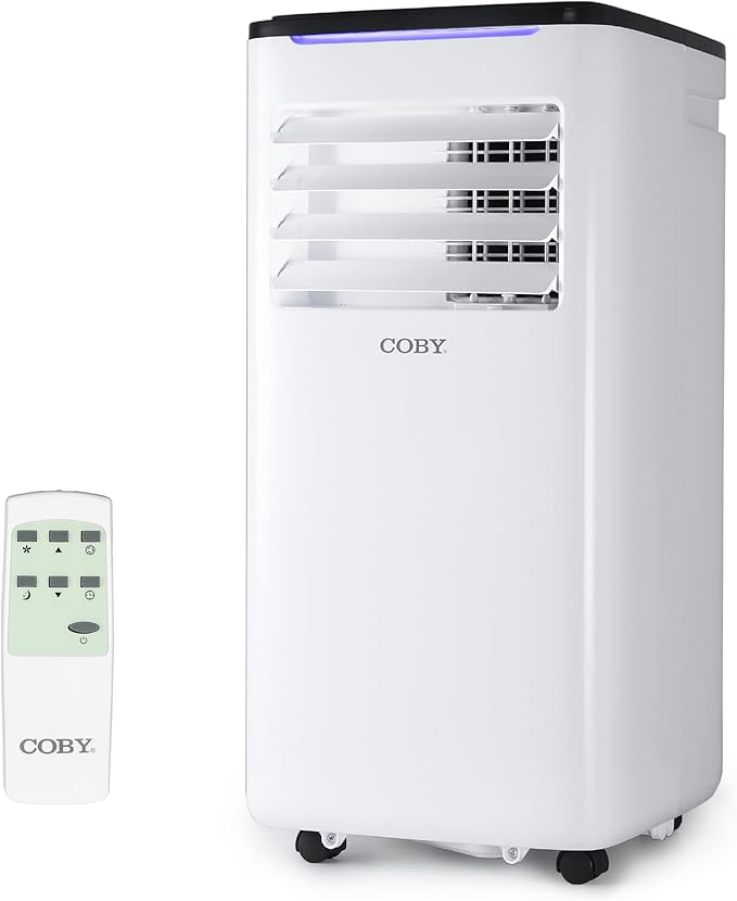 COBY Portable Air Conditioner 3-in-1 AC Unit, Dehumidifier & Fan, Air by Coby