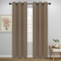 Easy-Going Blackout Curtains for Bedroom, Solid Thermal Insulated Grommet and by Easy-Going