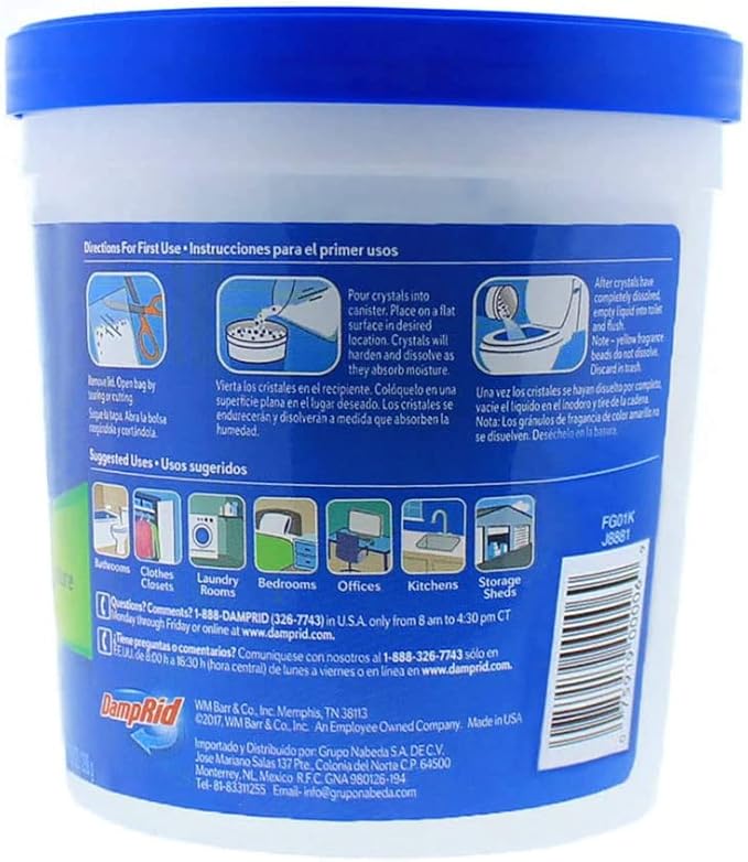 DampRid Lavender Vanilla Refillable Moisture Absorber - Image 3