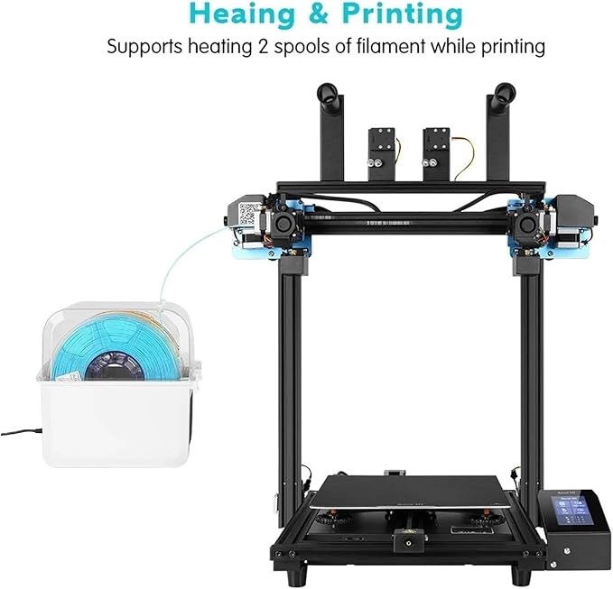 2 Rolls Filament Dehydrator Spool Holder Filaments Dry Box - Image 3