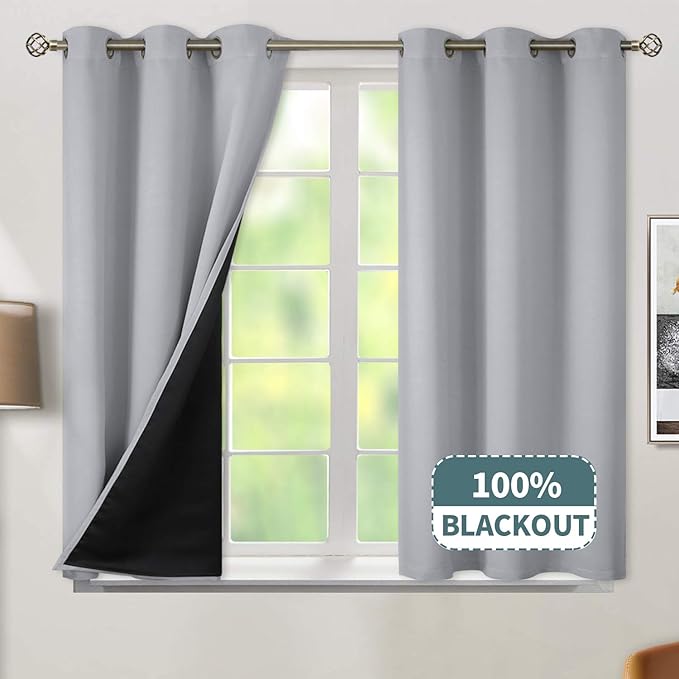 BGment Light Grey Blackout Curtains - Image 8